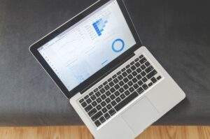 SEO analytics dashboard showing ecommerce traffic data for D2C brand