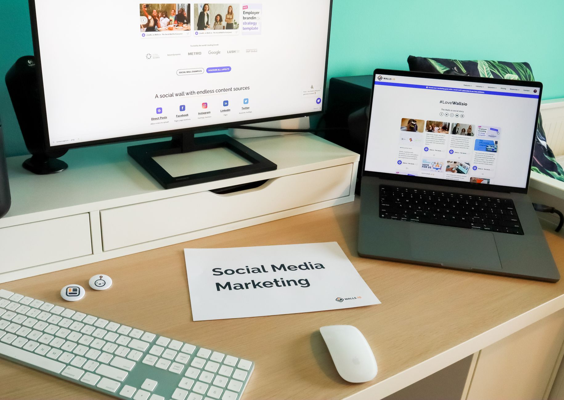 Social media marketing workspace for D2C monsoon campaigns India 2026